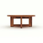Sheesham Wooden Center Coffee Table for Living Room | Solid Wood Teapoy Tea Table | Rosewood Sofa Center Table for Home & Office (Honey C) - Image 2