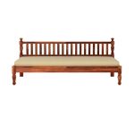Solid Sheesham Wood Sofa 3 Seater Sofa Diwan Bed for Home Living Room Wooden Couch Diwan Sofa Settee for Living Room and Office | Rosewood Three 3 Seater Sofa (Honey, 3 Seater) - Image 3