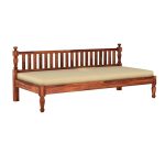 Solid Sheesham Wood Sofa 3 Seater Sofa Diwan Bed for Home Living Room Wooden Couch Diwan Sofa Settee for Living Room and Office | Rosewood Three 3 Seater Sofa (Honey, 3 Seater) - Image 4