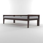 Solid Sheesham Wood Sofa 3 Seater Sofa Diwan Bed for Home Living Room Wooden Couch Diwan Sofa Sheet Without Small Pillow for Living Room and Office (Walnut B, 3 Seater) - Image 2
