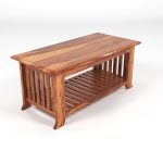 Sheesham Wooden Center Coffee Table for Living Room | Solid Wood Teapoy Tea Table | Rosewood Sofa Center Table for Home & Office (Honey B) - Image 2
