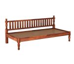 Solid Sheesham Wood Sofa 3 Seater Sofa Diwan Bed for Home Living Room Wooden Couch Diwan Sofa Settee for Living Room and Office | Rosewood Three 3 Seater Sofa (Honey, 3 Seater) - Image 2