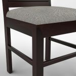 Sheesham Wooden Two Dining Chair Set with Cushion Seat for Living Room | Solid Wood Study Chair for Living Room | Office Chair for Home & Office (Set of 2, Walnut) - Image 2