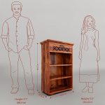 Solid Sheesham Wood Open Book Shelf for Living Room | Wooden Bookshelf for Library | Book Shelves | Rosewood Bookcase | Shelf Books Rack for Home & Office (Small, Honey) - Image 6