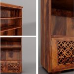 Solid Sheesham Wood Open Book Shelf for Living Room | Wooden Bookshelf for Library | Book Shelves | Rosewood Bookcase | Shelf Books Rack for Home & Office (Medium, Honey) - Image 2