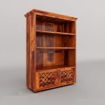 Solid Sheesham Wood Open Book Shelf for Living Room | Wooden Bookshelf for Library | Book Shelves | Rosewood Bookcase | Shelf Books Rack for Home & Office (Medium, Honey) - Image 6
